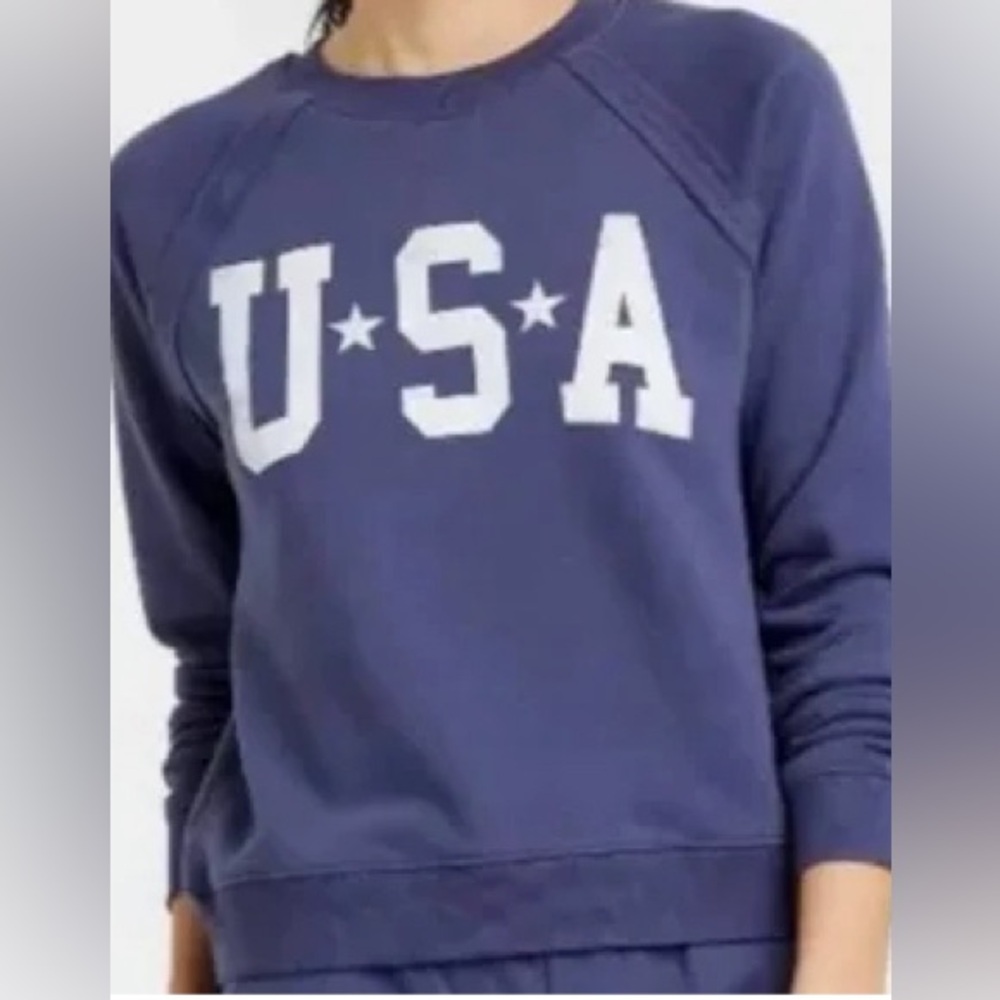 Grayson Threads U.S.A Navy Blue Crewneck Sweater - XS